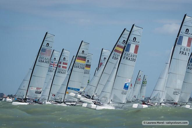 2016 Nacra 17, 49er/49erFX World Championship © Laurens Morel