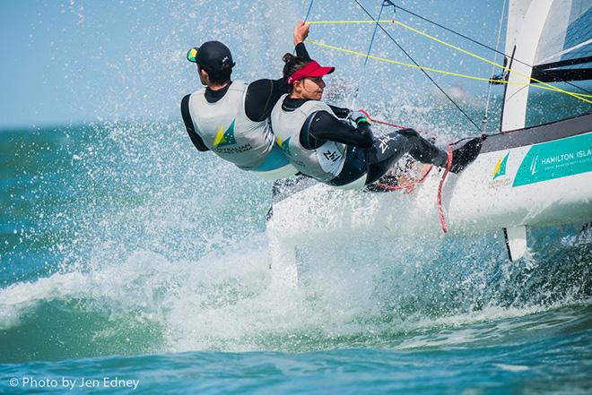 2016 Nacra 17, 49er/49erFX World Championship © Jen Edney