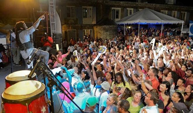 Partying the night away at Antigua Sailing Week after a hard day of racing © Ted Martin