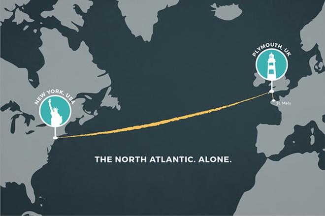 3,000 miles from Plymouth to New York. - 2016 Transat &copy; The Transat