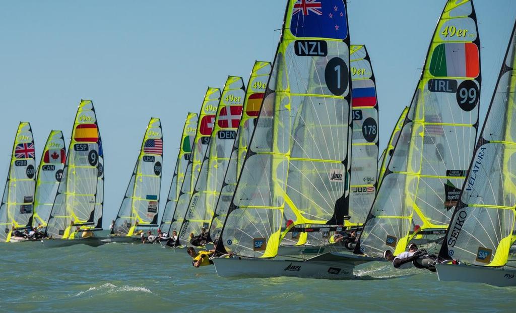 Burling and Tuke - Day 5 - 2016 49er and 49erFX World Championships photo copyright Jen Edney / EdneyAP taken at  and featuring the  class