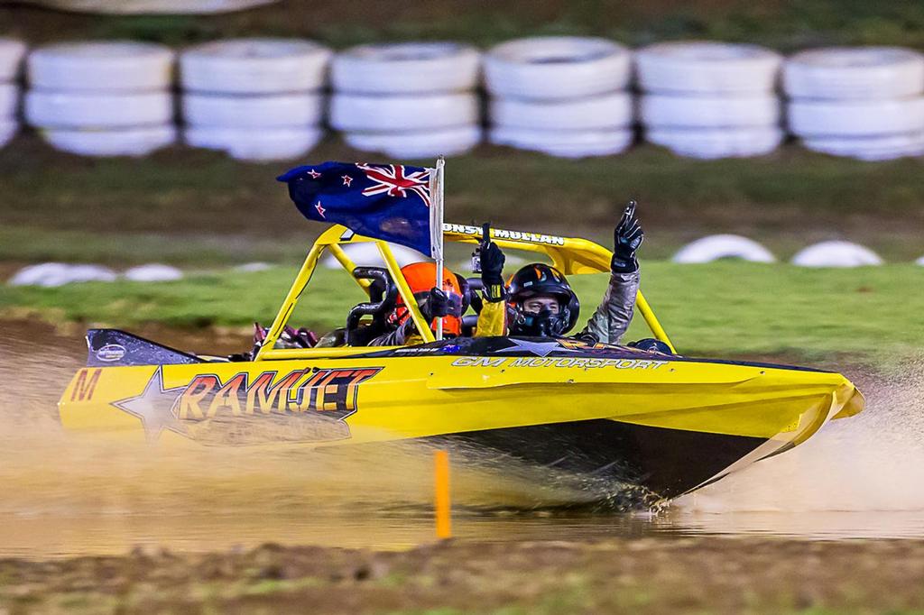 2015 Australian Unlimited Superboat Champion and reigning World#2 Phonsy Mullan is Australia's strongest hope yet of claiming a world title © Russell Puckeridge