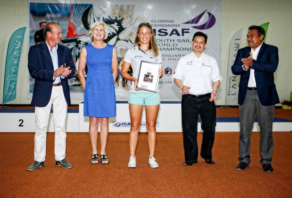 Closing Ceremony, 2015 Youth Sailing World Championships,
Langkawi, Malaysia photo copyright Christophe Launay taken at  and featuring the  class
