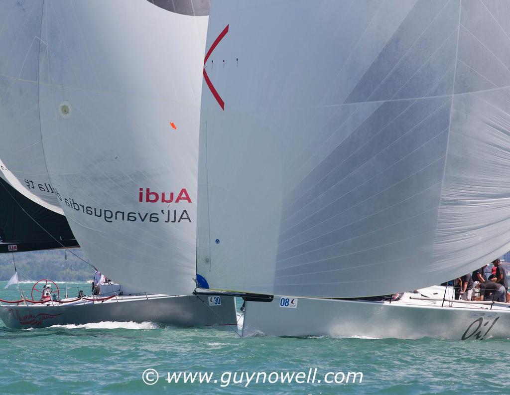 Ulumulu and Oi! Royal Langkawi International Regatta 2015. © Guy Nowell http://www.guynowell.com