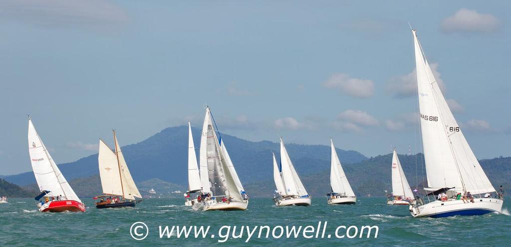 Multi-class Cruiser start. Royal Langkawi International Regatta 2016. © Guy Nowell http://www.guynowell.com