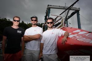 Knight Frank - Riley Dean, Matt Coutts & John Little photo copyright Lissa Reyden taken at  and featuring the  class