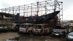 January 26, 2016- Isle of Wight fire - Images from IoW Radio photo copyright SW taken at  and featuring the  class
