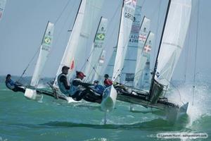Day 5 - 2016 Nacra 17, 49er and 49erFX World Championships in Clearwater, Florida photo copyright Laurens Morel taken at  and featuring the  class