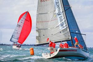 Sydney 38 top mark rounding day 1 - 2016 Festival of Sails photo copyright Saltwater Images taken at  and featuring the  class