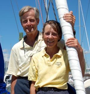 Tom and Vicky Jackson, recipients of the CCA Blue Water Medal photo copyright Cruising Club of America http://www.cruisingclub.org taken at  and featuring the  class