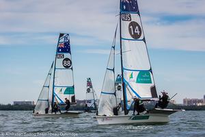 Haylee Outteridge (NSW) and Nina Curtis (NSW) photo copyright Beau Outteridge taken at  and featuring the  class