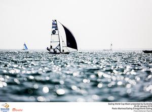 Argentina 49erFX photo copyright Daniel Smith http://www.sailing.org/ taken at  and featuring the  class