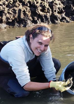Warmer water temperatures are fueling an increase in algae growth, said Jennie Rheuban, a research associate at WHOI and lead author of the paper published in the journal Biogeosciences. photo copyright Kirsten Karplus taken at  and featuring the  class