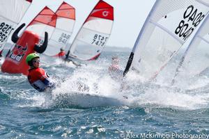 Falk Nerlich (U16 - GER) is 34th overall at the moment. - 2015 Bic O'pen World Cup photo copyright  Alex McKinnon Photography http://www.alexmckinnonphotography.com taken at  and featuring the  class