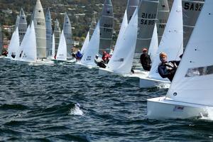 Start of the first race of the Sharpie nationals photo copyright Angus Calvert taken at  and featuring the  class