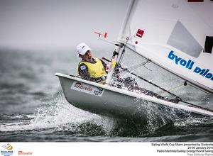 ISAF Sailing World Cup – Miami - Marit Bouwmeester photo copyright Pedro Martinez / Sailing Energy / World Sailing taken at  and featuring the  class
