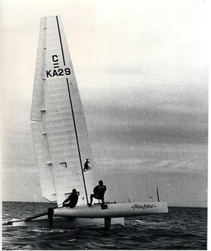C-class catamaran Miss Nylex - 1974 photo copyright Peter Campbell taken at  and featuring the  class
