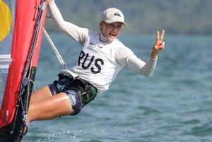 Stefania Elfutina(RUS) - 2015 ISAF Youth Sailing World Championship photo copyright Christophe Launay taken at  and featuring the  class