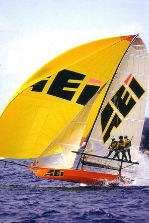 Steve Quigley's 1996 JJ Giltinan champion AEI Pace Express photo copyright Frank Quealey taken at  and featuring the  class