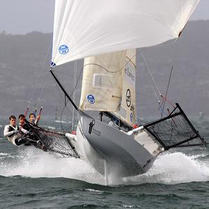 Trent, David and Michael are airborne in a recent JJ Giltinan Championship Race photo copyright Frank Quealey taken at  and featuring the  class