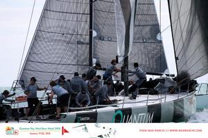 Quantum Racing took the early lead in IRC 1 photo copyright  Max Ranchi Photography http://www.maxranchi.com taken at  and featuring the  class