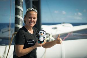 The mascot of Notre-Dame school /  La Trinité-sur-Mer photo copyright Yann Riou / Spindrift racing taken at  and featuring the  class