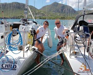 Lucy Jones of Performance Yacht Charter will be racing against her partner Chris Jackson of Sailing Logic. The two British skippers will go head to head with charter guests on identical First 40s; Lancelot II and Southern Child. photo copyright  Louay Habib taken at  and featuring the  class