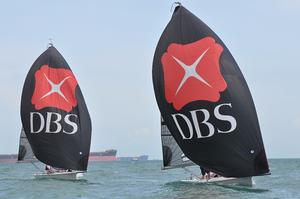 Local SB20 teams taking part in the practice race, before the Asia Pacific Championships and Asian Grand Slam photo copyright True Angle Editorial taken at  and featuring the  class
