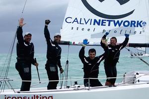 Calvi Network: 2016 champions in the J/70 Class photo copyright Max Ranchi, Quantum Key West taken at  and featuring the  class