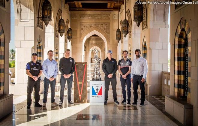 Trophy arrives in Oman - America's Cup 2017 © Jesus Renedo/LIoyd Images/Oman Sail
