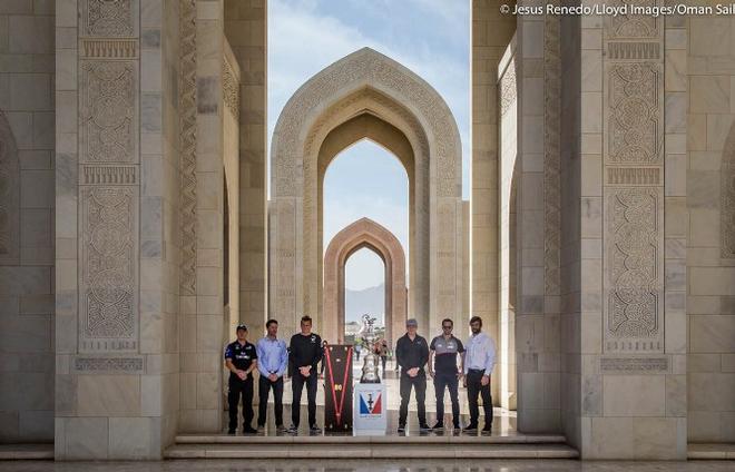 Trophy arrives in Oman - America's Cup 2017 © Jesus Renedo/LIoyd Images/Oman Sail
