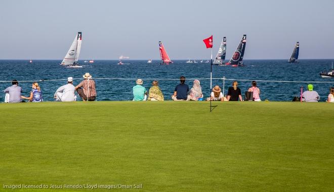 People watching final day action - 2016 Louis Vuitton America’s Cup World Series © Jesus Renedo/LIoyd Images/Oman Sail