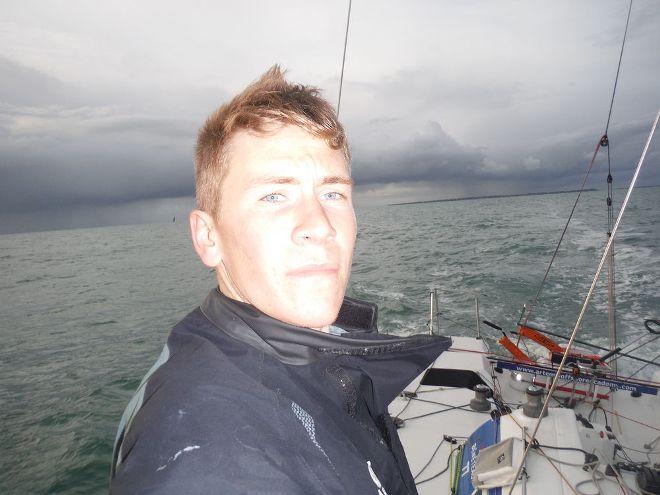2016 Rookies Will Harris, Hugh Brayshaw and Mary Rook have been hard at work in Lorient, training for their first competitive solo race on 17th March - the Solo Concarneau Trophée Guy Cotten © Artemis Offshore Academy
