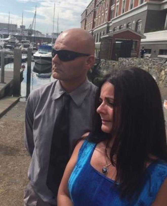 Jaryd Payne's mother Lisa Green and her husband Paul. © Tammy Petersen, News24