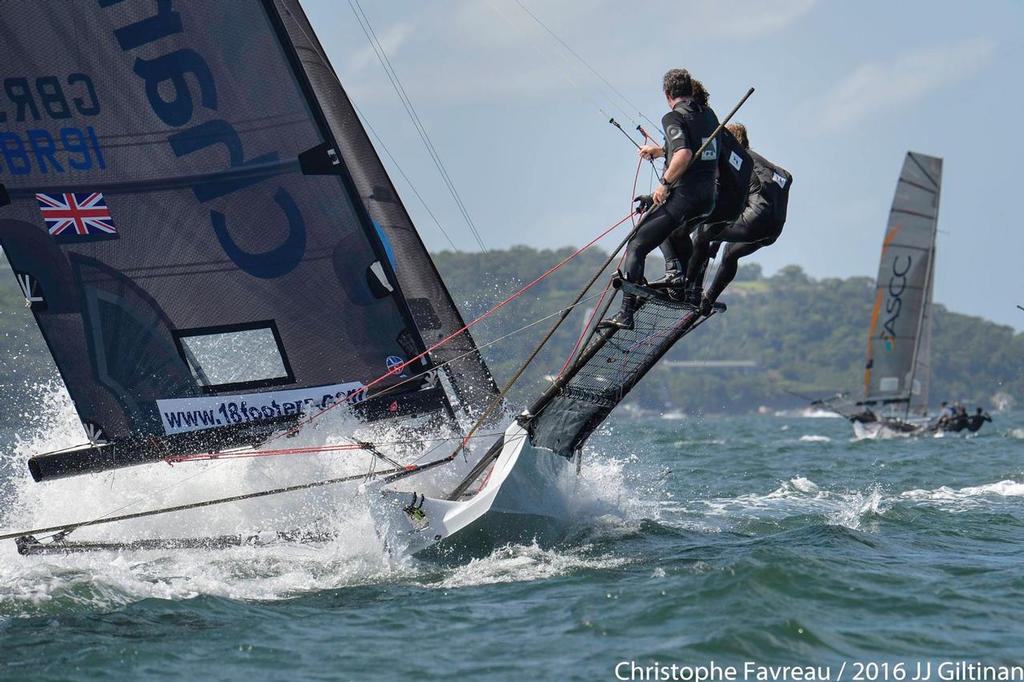 A hard pressed British crew chase the fleet - Race 3 - JJ Giltinan Trophy © Christophe Favreau http://christophefavreau.photoshelter.com/