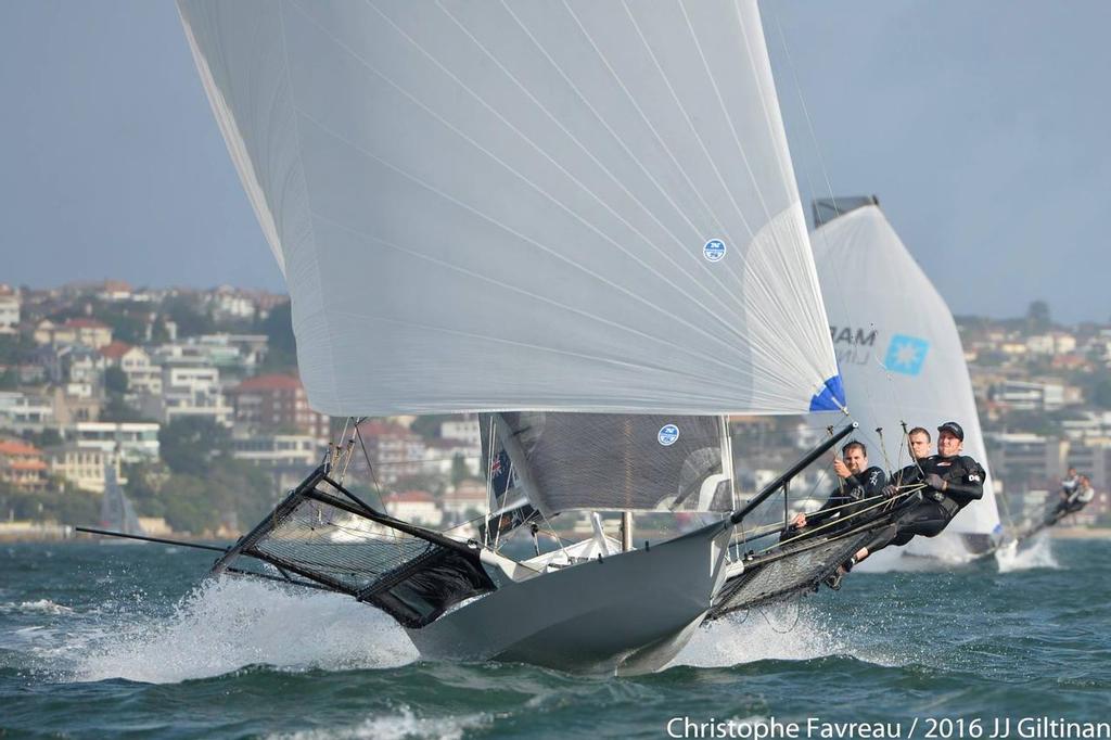 The big breeze and big rig provided fast rides - Race 2 - JJ Giltinan Trophy © Christophe Favreau http://christophefavreau.photoshelter.com/