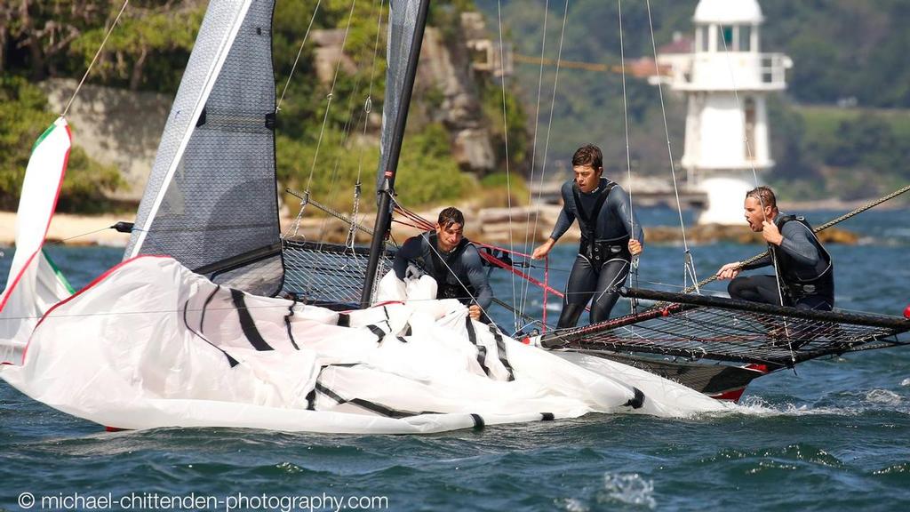De Longhi skipper handing out the advice - Race 3 - JJ Giltinan Trophy © Michael Chittenden 