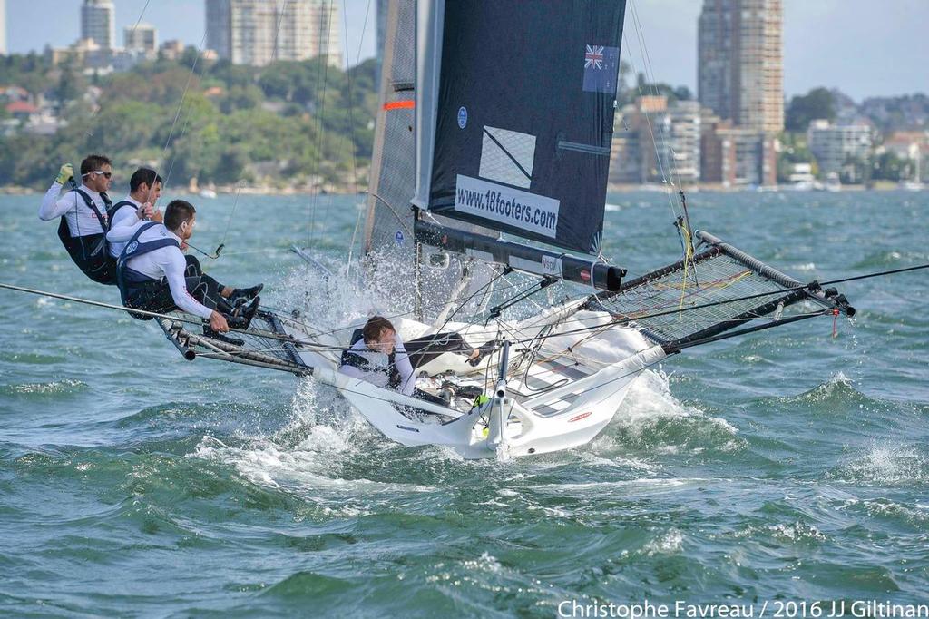 C-Tech before losing her rudder - Race 3 - JJ Giltinan Trophy © Christophe Favreau http://christophefavreau.photoshelter.com/