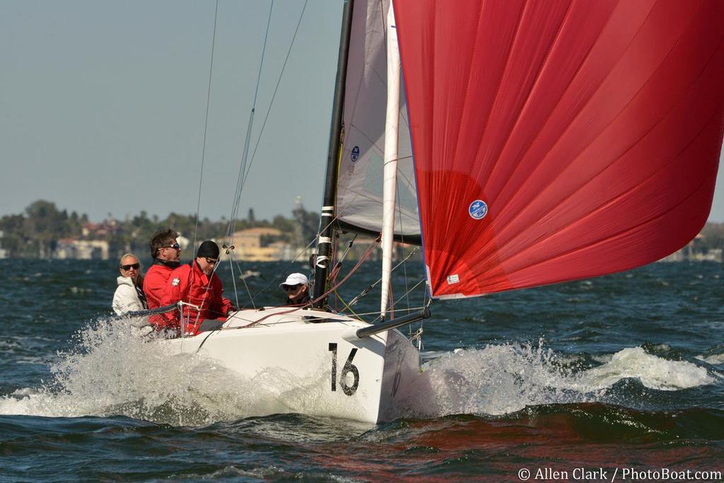 Local team on Sport with 15-year-old skipper Blaire McCarthy. photo copyright Allen Clark http://www.photoboat.com taken at  and featuring the  class