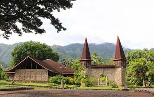 Church in Taiohae Bay photo copyright Annika Fredriksson taken at  and featuring the  class
