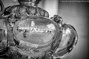 Trophy arrives in Oman - America's Cup 2017 photo copyright Jesus Renedo/LIoyd Images/Oman Sail taken at  and featuring the  class