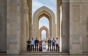 Trophy arrives in Oman - America's Cup 2017 photo copyright Jesus Renedo/LIoyd Images/Oman Sail taken at  and featuring the  class