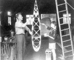 Applying dope to Bees Wing photo copyright boatswainbooks.uk taken at  and featuring the  class