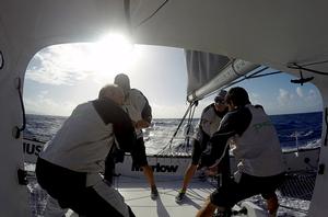 2016 Amor Mesh Around Redonda Race - Phaedo3 photo copyright Rachel Jaspersen taken at  and featuring the  class