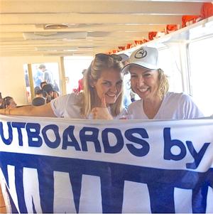 Yamaha fans are delighted with the win in Race 6 of the JJ Giltinan Trophy photo copyright 18ft Skiff taken at  and featuring the  class