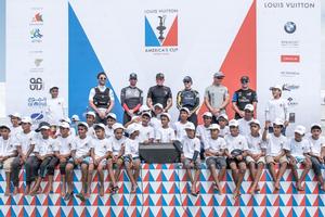 Ben Ainslie charges to the top in Oman - 2016 Louis Vuitton America’s Cup World Series photo copyright Ricardo Pinto http://www.americascup.com taken at  and featuring the  class
