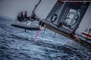 Practice race - Louis Vuitton America's Cup World Series Oman 2016. photo copyright Jesus Renedo/LIoyd Images/Oman Sail taken at  and featuring the  class