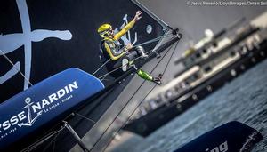 Practice race - Louis Vuitton America's Cup World Series Oman 2016. photo copyright Jesus Renedo/LIoyd Images/Oman Sail taken at  and featuring the  class