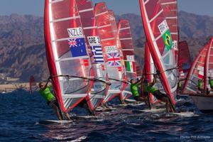 Fleet in action - 2016 RSX World Windsurfing Championships photo copyright www.rsxclass.com / Tiit Aunaste taken at  and featuring the  class