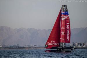 Practice race - Louis Vuitton America's Cup World Series Oman 2016. photo copyright Jesus Renedo/LIoyd Images/Oman Sail taken at  and featuring the  class